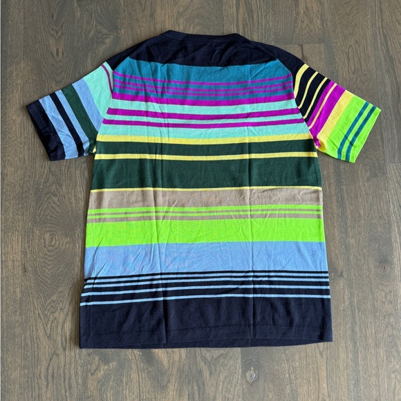 Elder Statesman for J. Crew cashmere ultra-stripe tee - Picture 3 of 6